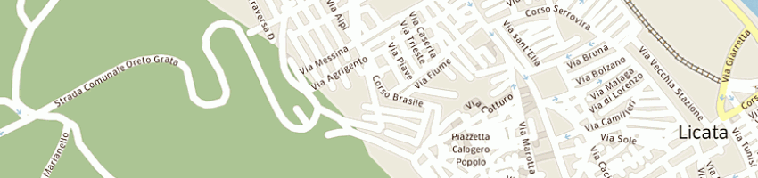 Mappa della impresa antona domenica a LICATA