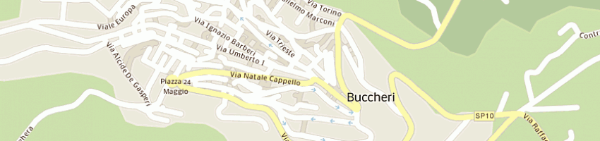 Mappa della impresa municipio a BUCCHERI