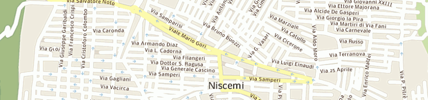 Mappa della impresa sds - sviluppo discount siciliano - srl a NISCEMI