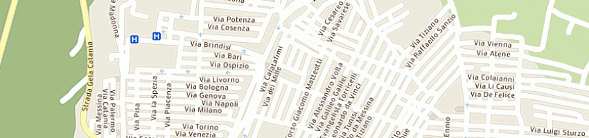 Mappa della impresa pizzeria bella napoli a CALTANISSETTA