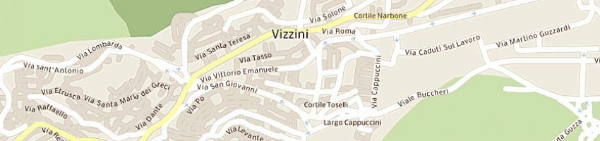 Mappa della impresa poste italiane spa a VIZZINI