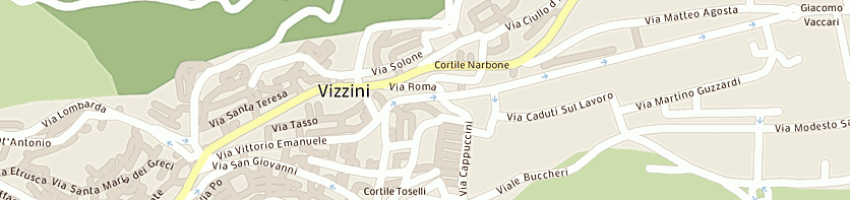 Mappa della impresa briganti vittorio a VIZZINI