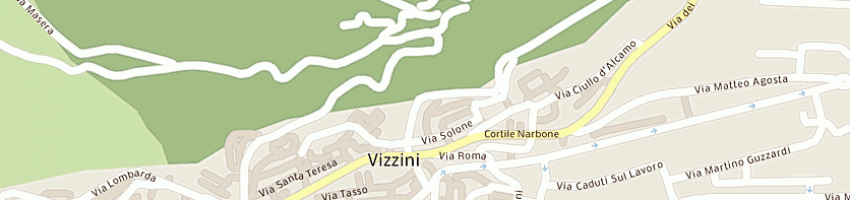 Mappa della impresa tringale giovanni a VIZZINI