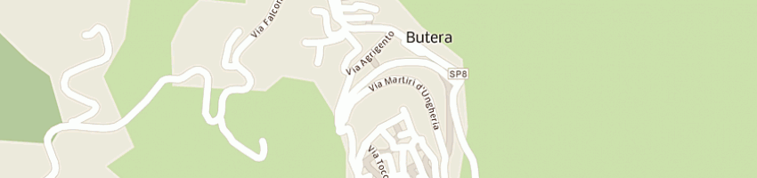 Mappa della impresa municipio a BUTERA