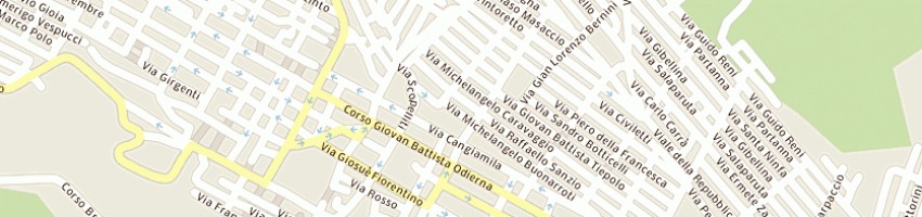 Mappa della impresa incardona antonina a PALMA DI MONTECHIARO