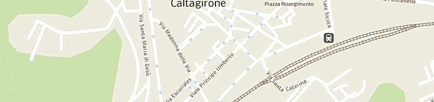 Mappa della impresa alberghina daniele a CALTAGIRONE