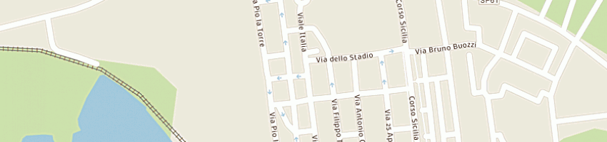 Mappa della impresa agenzia italia immobiliare a AUGUSTA