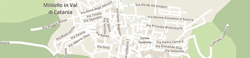 Mappa della impresa museo san nicolo' a MILITELLO IN VAL DI CATANIA