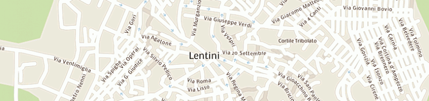 Mappa della impresa comune di lentini a LENTINI