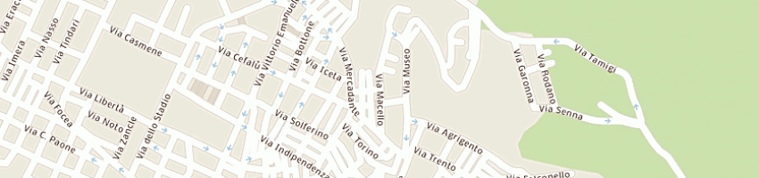 Mappa della impresa municipio - a LENTINI