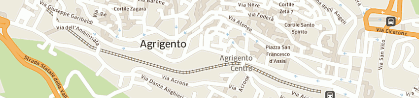 Mappa della impresa marchese aragona rosaria a AGRIGENTO