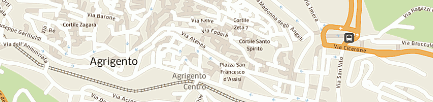 Mappa della impresa ats san calogero a AGRIGENTO