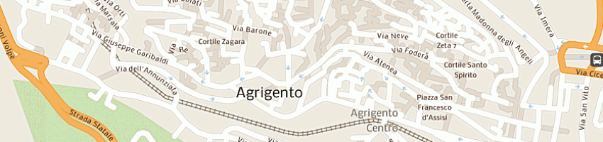 Mappa della impresa poste italiane a AGRIGENTO