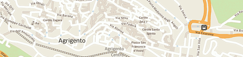 Mappa della impresa raccuia giuseppe a AGRIGENTO