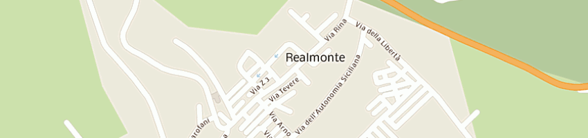 Mappa della impresa carabinieri a REALMONTE