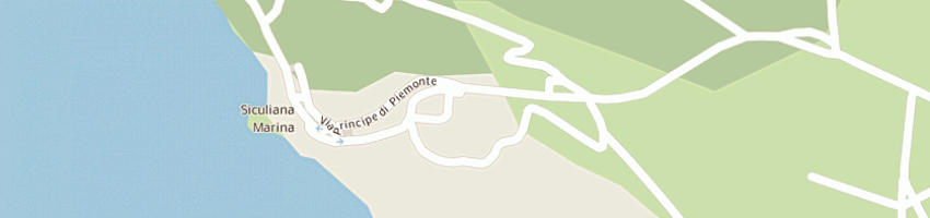 Mappa della impresa dimora natale a SICULIANA
