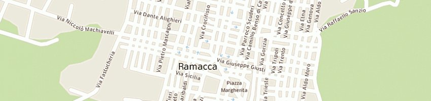 Mappa della impresa di mauro mario a RAMACCA
