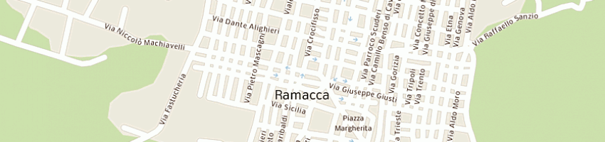 Mappa della impresa rinaldi rosa a RAMACCA