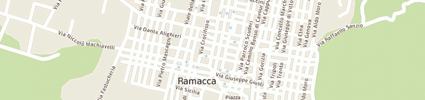 Mappa della impresa nuovi orizzonti societa' cooperativa sociale arl a RAMACCA