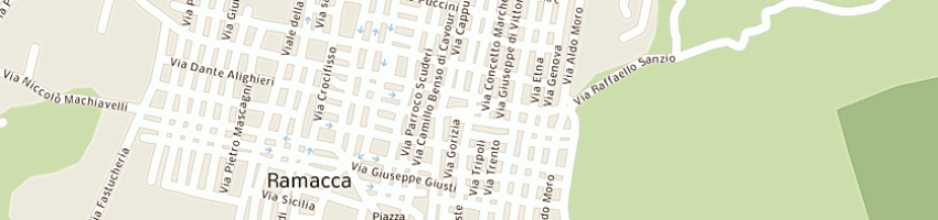 Mappa della impresa comune di ramacca a RAMACCA