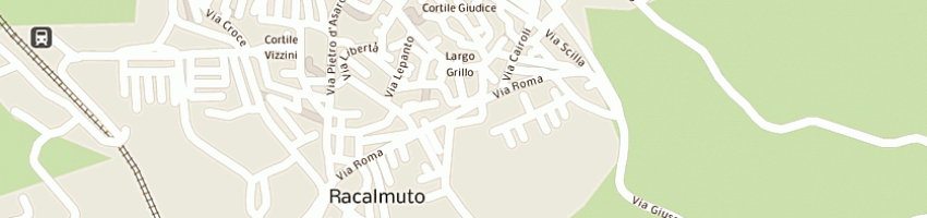 Mappa della impresa roma market di grillo vito giuseppe e c sas a RACALMUTO