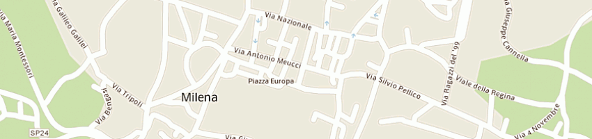 Mappa della impresa carabinieri a MILENA