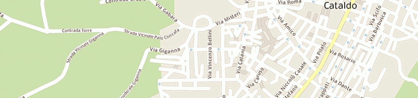 Mappa della impresa manganaro giuseppe a SAN CATALDO