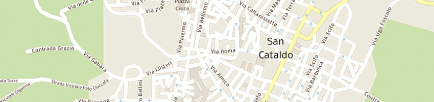 Mappa della impresa pizzeria rosticceria san giuseppe di dell'aira grazia a SAN CATALDO