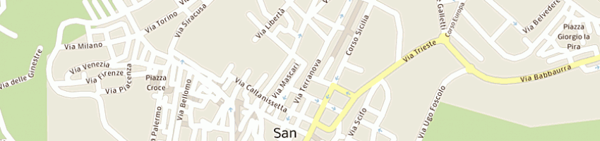 Mappa della impresa graficolor di dolcemascolo salvatore a SAN CATALDO