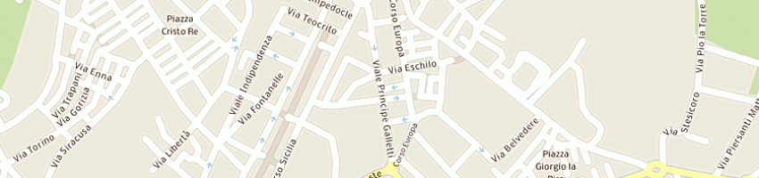Mappa della impresa rosticceria salberto magno di pelonero grazia a SAN CATALDO