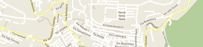 Mappa della impresa parrocchia s flavia a CALTANISSETTA