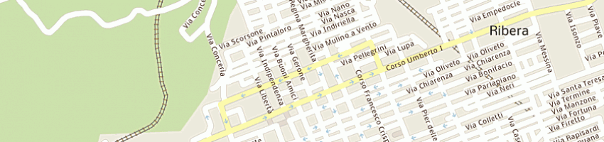 Mappa della impresa borsellino matteo a RIBERA