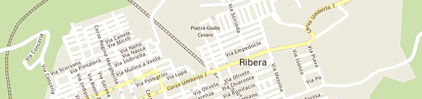 Mappa della impresa palermo santo a RIBERA