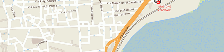 Mappa della impresa sicilricambi snc a CATANIA