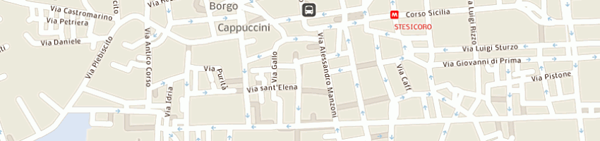 Mappa della impresa caf cisas srl a CATANIA