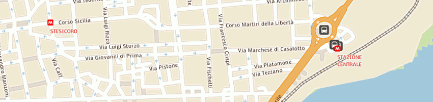 Mappa della impresa parrocchia sscrocifisso buona morte a CATANIA