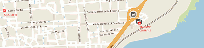 Mappa della impresa pts di petralia giuseppina a CATANIA