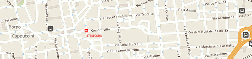 Mappa della impresa banca banca di roma spa a CATANIA