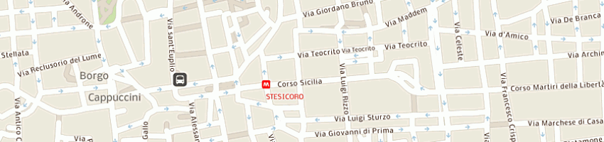 Mappa della impresa randstad italia spa soc di fornitura di lavoro temporaneo a CATANIA