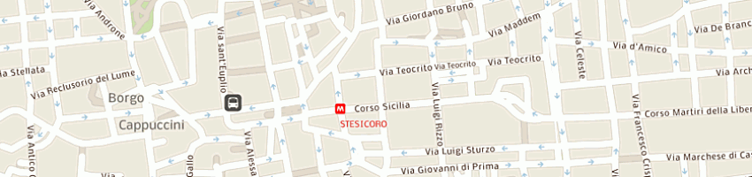 Mappa della impresa locat spa a CATANIA