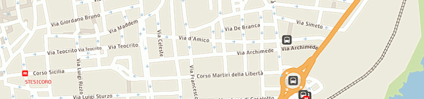Mappa della impresa associazione monteverdi a CATANIA