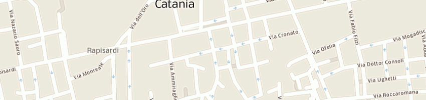 Mappa della impresa casa alloggio per anziani madonna delle lacrime a CATANIA