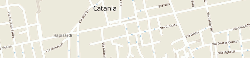 Mappa della impresa associazione commercianti a CATANIA