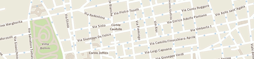 Mappa della impresa nicoletti francesco a CATANIA
