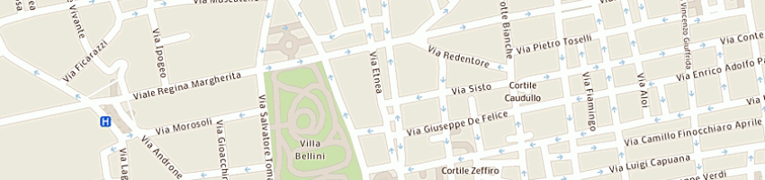 Mappa della impresa piazza castello srl a CATANIA