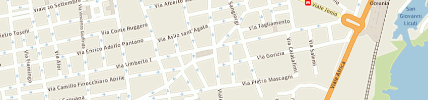 Mappa della impresa home stop snc a CATANIA