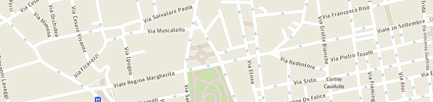 Mappa della impresa analisi mediche dottri cannavo' - societa' semplice a CATANIA