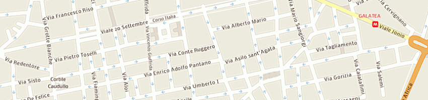 Mappa della impresa contarino angelo a CATANIA