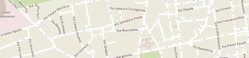 Mappa della impresa mercati generali sas di vespa diego e c a CATANIA