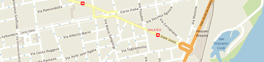Mappa della impresa maccarrone gaetano a CATANIA